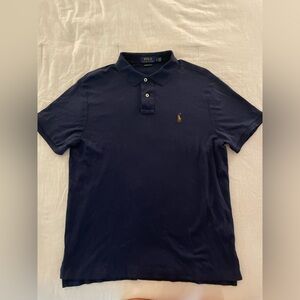 Polo Ralph Lauren Mens Custom Slim Fit Interlock Polo Shirt
